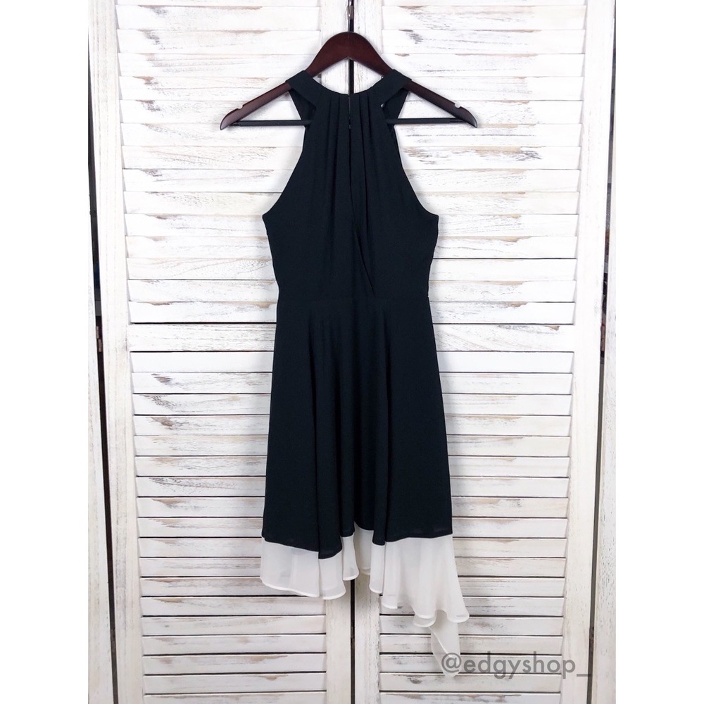 Express | Halter Fit and Flare Dress - Picture 3 of 7